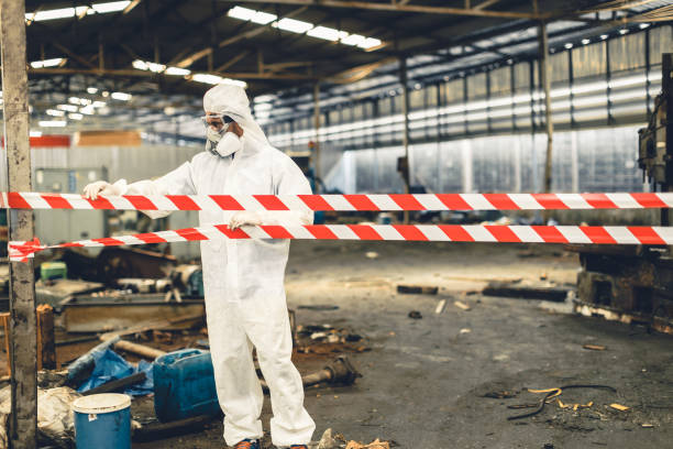 Professional Odor Removal technician working in Linthicum Heights, MD